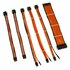 Kolink Kit di prolunga per cavi intrecciati - Arancione