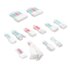Kolink Kit di prolunga per cavo intrecciato Core Pro 12V-2x6 Tipo 1 - Bianco brillante/Blu neon/Rosa puro