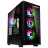 Kolink Osservatorio Y AMD SE, ARGB Midi-Tower - nero con 4 ventole preinstallate