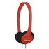 Koss KPH7 Cuffie Cavo Rosso