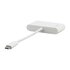 Kramer ADC-U31C/M1 Cavo e adattatore video 0,17 m USB tipo-C USB Type-C + USB Type-A + VGA (D-Sub) Bianco