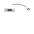 Kramer Electronics Mini DisplayPort (M) to 15−pin HD (F) Bianco