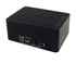 LC Power LC-DOCK-U3-CR docking station per unità di archiviazione USB 3.0 Type-A Nero