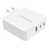 LC-Power LC-GAN-100 Caricabatterie per dispositivi mobili Universale Bianco AC Ricarica rapida Interno