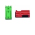 Lebez 979 portapenne Verde, Rosso