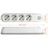 Legrand bticino Poker prolunghe e multiple 1,5 m 4 presa(e) AC Interno Bianco