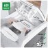 LEITZ 80170000 Triturazione incrociata 22,3 cm Grigio, Bianco