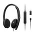 Lenovo 4XD1M39028 cuffia e auricolare Cablato A Padiglione USB tipo-C Nero