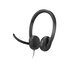 Lenovo VoIP Headset 5000 Auricolare Cablato A Padiglione Ufficio USB tipo-C Nero