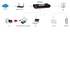 Level One LevelOne GSW-0807 Non gestito Gigabit Nero, Rosso