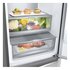 LG GBB72NSVCN Frigorifero combinato, Classe C, 384L, Wine Rack, No frost, Noble Steel