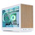 Lian Li DAN Cases A3-mATX Wood Edition Case per PC, Vetro temperato, Micro-ATX - Faggio, Bianco