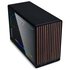 Lian Li DAN Cases A3-mATX Wood Edition Case per PC, Vetro temperato, Micro-ATX - Noce, Nero