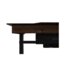 Lian Li DK07 Desk Cabinet Edition in legno 2x E-ATX - regolabile in altezza - Noce, nero