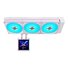 Lian Li HydroShift II LCD-S 360 CL Processore Kit di raffreddamento a liquido 12 cm Bianco 1 pz