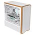 Lian Li Lancool LAN217W computer case Midi Tower Bianco, Legno