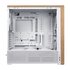Lian Li Lancool LAN217W computer case Midi Tower Bianco, Legno