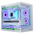 Lian Li O11 Dynamic Mini V2 Case per PC, Mini Case, ATX, Vetro temperato - bianco