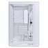 Lian Li O11 Dynamic Mini V2 Flow PC Case, Mini Case, ATX, Vetro Temperato - incluse 5 ventole da 120 mm, bianco