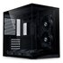 Lian Li O11 Dynamic Mini V2 Flow PC Case, Mini Case, ATX, Vetro Temperato - incluse 5 ventole da 120 mm, nero