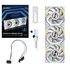 Lian Li UNI FAN SL Wireless LCD 120 12 cm Bianco 3 pz