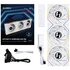 Lian Li UNI FAN TL-LCD pale inverse wireless, confezione da 3 con controller Reverse - 120mm, Bianco