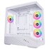 Lian Li Vector V100, Midi Tower, ATX, RGB, Vetro temperato - Bianco