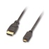 LINDY 2m HDMI/micro HDMI cavo HDMI HDMI Type A (Standard) HDMI Type D (Micro) Nero, Oro