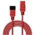 LINDY 30125 cavo di alimentazione Nero, Rosso 3 m Accoppiatore C20 Accoppiatore C19