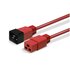 LINDY 30125 cavo di alimentazione Nero, Rosso 3 m Accoppiatore C20 Accoppiatore C19
