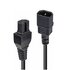 LINDY 30314 cavo di alimentazione Nero 2 m Accoppiatore C14 Accoppiatore C15