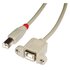 LINDY 31801 cavo USB USB 2.0 1 m USB B Grigio
