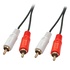 LINDY 35661 cavo audio 2 m 2 x RCA Rosso, Bianco