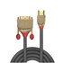 LINDY 36195 HDMI DVI-D Oro, Grigio cavo di interfaccia e adattatore