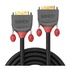 LINDY 36225 cavo DVI 7,5 m DVI-D Nero