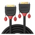 LINDY 36256 2m DVI-D DVI-D Nero cavo DVI