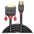 LINDY 36270 cavo e adattatore video 0,5 m HDMI Type A (Standard) DVI-D Nero