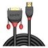 LINDY 36272 2m HDMI Type A (Standard) DVI-D Nero cavo e adattatore video
