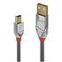 LINDY 36634 cavo USB USB 2.0 5 m USB A Mini-USB B Grigio