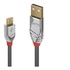 LINDY 36652 cavo USB 2 m 2.0 USB A Micro-USB B Grigio