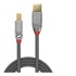 LINDY 36662 USB 3.2 Gen 1 USB A - USB B Grigio