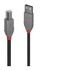 LINDY 36677 cavo USB 10 m USB A USB B Nero, Grigio, Rosso