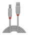 LINDY 36683 cavo USB 2 m USB A USB B Grigio