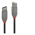 LINDY 36691 cavo USB 0,5 m 2.0 USB A Nero, Grigio