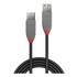 LINDY 36704 cavo USB 3 m USB A Maschio Femmina Nero, Grigio