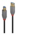LINDY 36741 cavo USB 1 m 3.2 Gen 1 (3.1 Gen 1) USB A USB B Nero