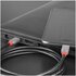 LINDY 36892 cavo USB 2 m USB 2.0 USB C Micro-USB B Nero, Grigio