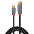 LINDY 36912 cavo USB 1,5 m USB 3.2 Gen 2 (3.1 Gen 2) USB C USB A Nero, Grigio
