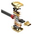 LINDY 37864 cavo HDMI 5 m HDMI tipo A (Standard) Oro, Grigio