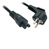 LINDY 3m, CEE 7/7 - IEC 320 C5 Nero CEE7/7 Accoppiatore C5